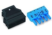 Kabels en draden - Winsta Socket with strain relief housing 5-pole blue - 770-1105/022-000