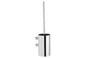 Badkamer accessoires - Pressalit Toilet brush for wall mounting, w/bowl, polished stainless steel - Q10850