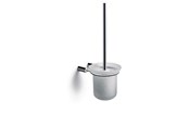 Badkamer accessoires - Pressalit toilet brush Aan wall Gepolijst staal - Q10800