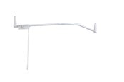 Badkamer accessoires - Van Der P Universal l- and u-shaped rail 12 sizes Wit - 12250