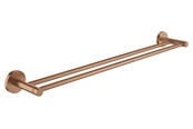 Badkamer accessoires - Grohe essentials double towel bar 600 mm Geborsteld warm Zonsondergang - 40802DL1