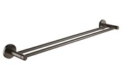 Badkamer accessoires - Grohe essentials double towel bar 600 mm Geborsteld graphite - 40802AL1