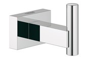 Badkamer accessoires - Grohe Essentials Cube Robe hook, Chroom - 40511001