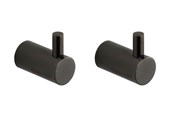 Badkamer accessoires - Pressalit towel hook pin Zwart chroom - Q50150