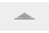 Badkamer accessoires - Unidrain Soap shelf | corner | Edelstaal brushed: classic - 2850.0201