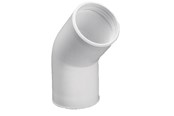 Reserveonderdelen en montageaccessoires - Purus angle 45° 32 mm Wit pp/tpe - 752011-032