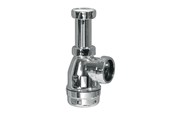 Reserveonderdelen en montageaccessoires - Purus water trap 32 mm x 114 with telescopic tube Chroom - 750411-050