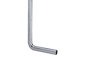 Reserveonderdelen en montageaccessoires - Megatherm Drain pipe 90° 32 x 130 x 250 mm Chroom - 750221010