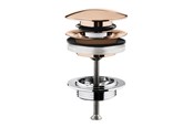 Reserveonderdelen en montageaccessoires - Grohe push-open waste set warm Zonsondergang - 65807DA0