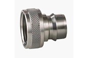 Waterslangen, koppelingen, fittingen en accessoires - Nito 3/4 Edelstaal nipple with 3/4 female bsp - 64610A3