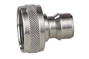 Waterslangen, koppelingen, fittingen en accessoires - Nito 1/2 Edelstaal nipple with 3/4 female bsp - 5461AA3