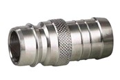Waterslangen, koppelingen, fittingen en accessoires - Nito 3/4 Edelstaal nipple with 3/4 hose tail - 64600A3