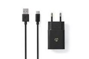 Mobiel - Adapters & Opladers - Nedis USB-C 2.4A cable - WCHAC242ABK