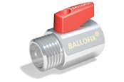 Fittingen - Broen Ballofix female / male 1/2 Rood grip - 4354510-231002
