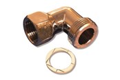 Douche- en montageaccessoires - Megatherm Connector angle 3/4 x 1/2 chrome - 728400004