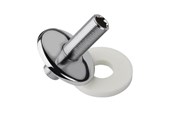 Douche- en montageaccessoires - Roth intake piece straight 1/2" x 1/2" n/n with rosette - 17728211.004