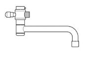 Reserveonderdelen en montageaccessoires - Børma Borma kraanuitloop met omstelknop - F960724AA
