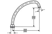 Reserveonderdelen en montageaccessoires - Neoperl spout Universal j 250mm 3/4 female - 16825100006