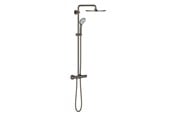 Douche- en montageaccessoires - Grohe Euphoria 310 shower system brushed hard graphite *DEMO* - 26075AL0