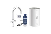 Mengkranen en fittingen - Grohe red ii duo kitchen mixer c-sp boiler m eu chrome - 30083001