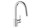 Mengkranen en fittingen - Grohe Feel køkkenarmatur C-tud bruser dual krom - 31486001