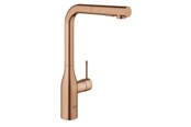 Mengkranen en fittingen - Grohe Essence kitchen faucet with pull-out, brushed warm sunset - 30270DL0
