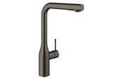Mengkranen en fittingen - Grohe Essence kitchen faucet with pull-out, brushed hard graphite - 30270AL0