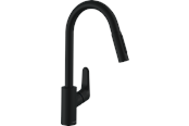 Mengkranen en fittingen - Hansgrohe Focus enkele hendel keukenmengkraan 240 met uittrekbare sproeikop - 31815670