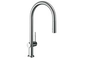 Mengkranen en fittingen - Hansgrohe Talis m54 enkele hendel keukenmengkraan 210 uittrekbaar - 72800000