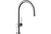 Mengkranen en fittingen - Hansgrohe Talis M54 eenhendel keukenmengkraan 220 1jet chr - 72804000