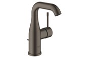 Mengkranen en fittingen - Grohe Essence basin mixer with bottom valve, brushed hard graphite - 23462AL1