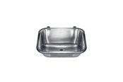 Bassins en gootstenen - Juvel Intra juvel vk44 Edelstaal utility sink wall hung with - VK44KV