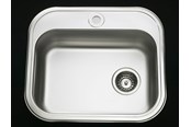 Bassins en gootstenen - Juvel Intra juvel k480b1 Edelstaal kitchen sink with taphole - BK480B1-R02