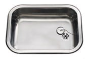 Bassins en gootstenen - Juvel Intra juvel a480 stainless steel kitchen sink for inset with - BA480-R01