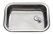 Bassins en gootstenen - Juvel Intra juvel mk400 Edelstaal kitchen sink for inset wit - BMK400-R01
