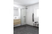 Douchecabines en accessoires - Dansani Wedstrijd vast paneel 77-79 cm satijn/helder - D81-01