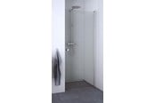 Douchecabines en accessoires - Dansani Overeenkomende scharnierdeur 89-91 cm satijn/helder - A91-01