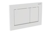 Installatiesystemen - Geberit actuator plate omega30 for dual flush: Wit / brigh - 115.080.KJ.1