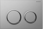 Installatiesystemen - Geberit actuator plate omega20 for dual flush: bright Chroom - 115085KH1