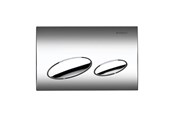 Installatiesystemen - Geberit actuator plate kappa20 for dual flush: bright Chroom - 115.228.21.1