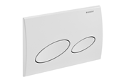 Installatiesystemen - Geberit actuator plate kappa20 for dual flush: Wit Alpine - 115.228.11.1