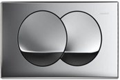 Installatiesystemen - Geberit actuator plate delta20 chrome gloss - 115.100.21.1