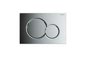 Installatiesystemen - Geberit actuator plate sigma01 for dual flush: bright Chroom - 115770215