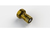 Meetinstrumenten - JCH 3/4 x 1 meter union with controllable check valve - 484910-306