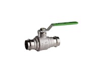 Fittingen - Pettinaroli Heavyduty fullway ball valve with press Fittingen ends Groen - P100-054