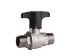Fittingen - Pettinaroli m x m heavyduty fullway ball valve extended Plastic lever - 52TEU/2-008