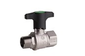 Fittingen - Pettinaroli F x m heavyduty fullway ball valve extended Plastic lever - 52TEU/1-004