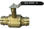 Fittingen - GPA Flowsystem Type 5020ln kogelkraan lange hals 28 mm pers/pers brons - 419070028