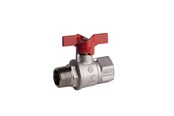 Fittingen - Pettinaroli F x m heavyduty fullway ball valve Rood butterfly handle te - 52EUR/1-008