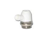 Radiatoren en ventielen - Pettinaroli Aftapklep for radiator turnable white/chromium plated 1 - DE-088